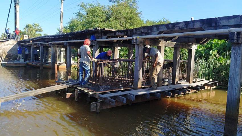 Governo do Estado já executou quase 60% das obras da ponte sobre o Rio Tabuleiro, em Parnaíba